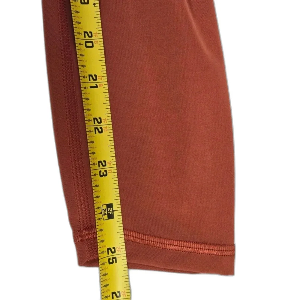 NWT Lululemon Power Thru HR Tight 25 Date Brown Training Leggings Sz 2
